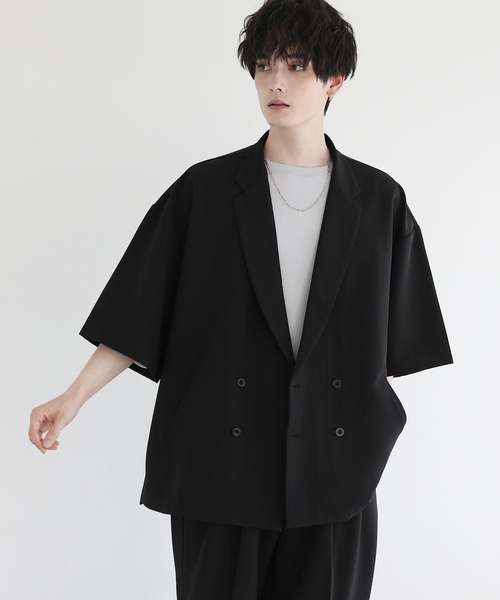 「LILL」 テーラードジャケット X-LARGE ライトグレー メンズ_画像3