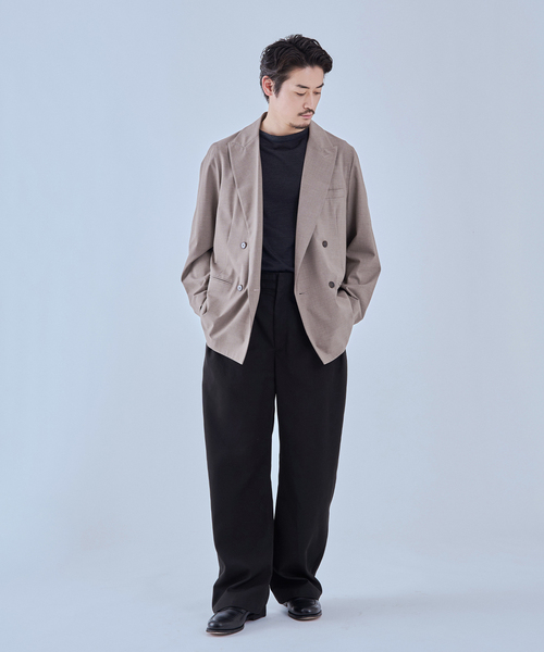 EDIFICE（エディフィス） ワイドパンツ パンツ MORE THAN コットン