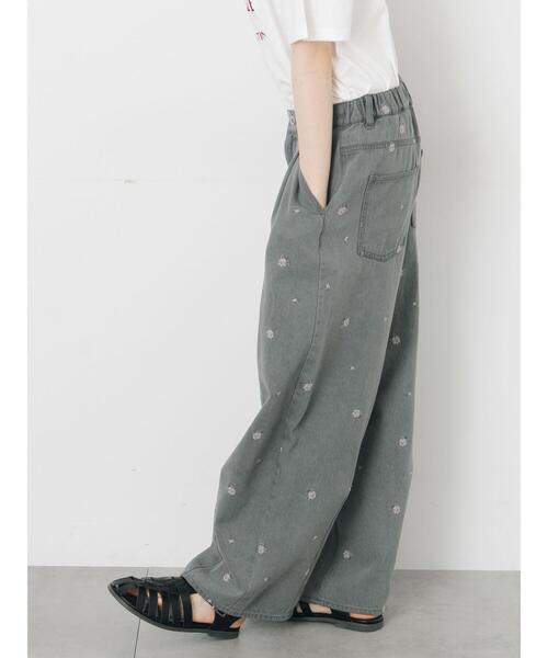 パンツ 「新色追加」「オーガニックコットン」デニムバレルパンツ レディースの画像