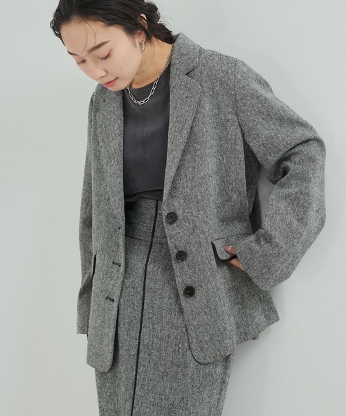 「LE CERCLE par rope'」 テーラードジャケット FREE ブラック系その他2 レディース_画像9