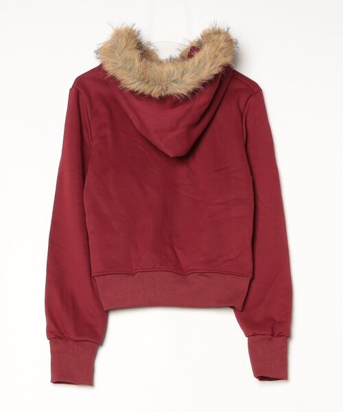 「CELENA BEATS」 ジップアップパーカー M レッド レディース_画像7