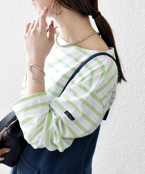 Le Minor（ルミノア） tシャツ Le minor:「洗濯機可能」ボーダー