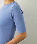 tシャツ コンフォートリブハーフスリーブカット...の詳細画像4