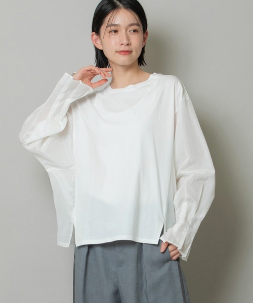 「Munich」 長袖カットソー OS ネイビー レディース_画像2