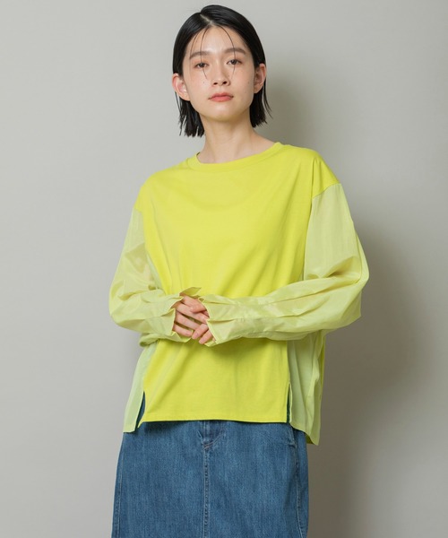 「Munich」 長袖カットソー OS ネイビー レディース_画像4