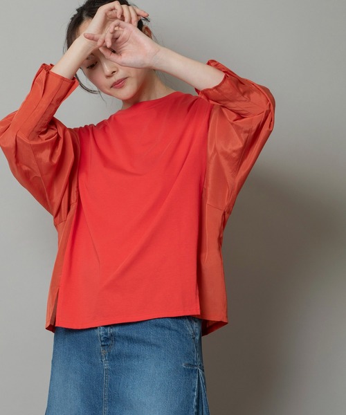 「Munich」 長袖カットソー OS ネイビー レディース_画像5