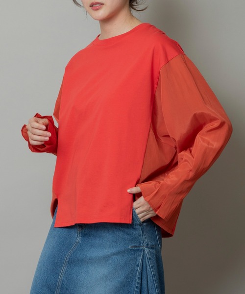 「Munich」 長袖カットソー OS ネイビー レディース_画像7