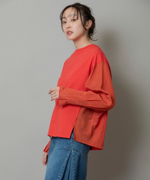 「Munich」 長袖カットソー OS ネイビー レディース_画像9