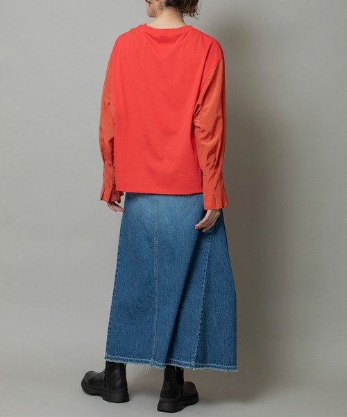 「Munich」 長袖カットソー OS ネイビー レディース_画像10