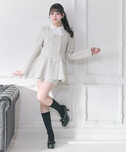 OLIVE des OLIVE（オリーブデオリーブ） ジャケット ノーカラー