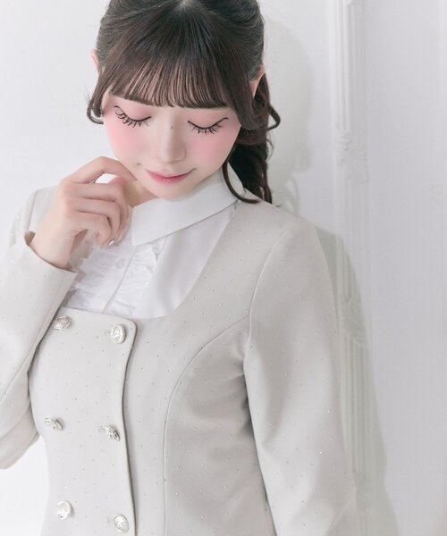 OLIVE des OLIVE（オリーブデオリーブ） ジャケット ノーカラー 