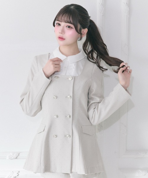 OLIVE des OLIVE（オリーブデオリーブ） ジャケット ノーカラー