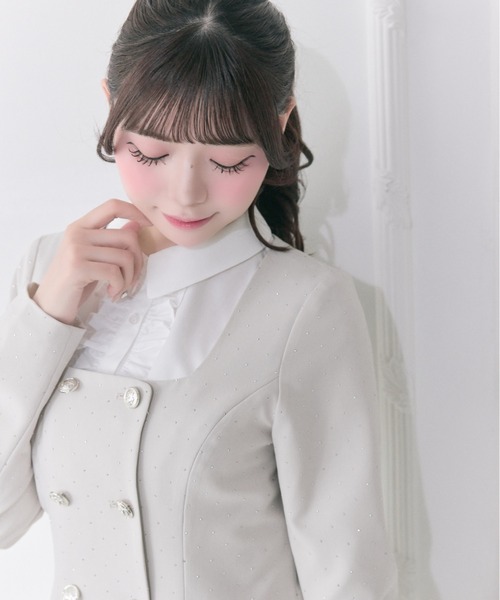 OLIVE des OLIVE クラシカルフリルカラージャケット Belle Charme 