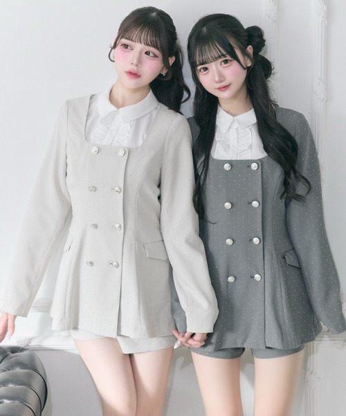 OLIVE des OLIVE（オリーブデオリーブ） ジャケット ノーカラー
