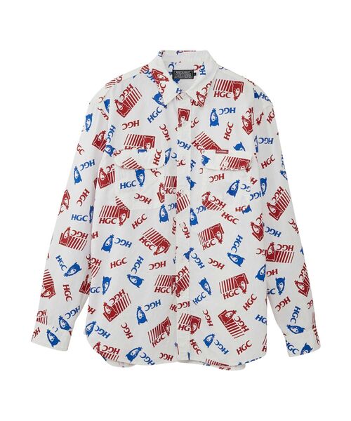 HYSTERIC GLAMOUR（ヒステリックグラマー） 長袖シャツ SMALL ホワイト