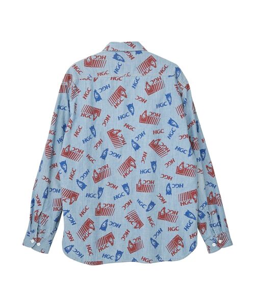 「HYSTERIC GLAMOUR」 長袖シャツ SMALL ホワイト系その他 メンズの画像