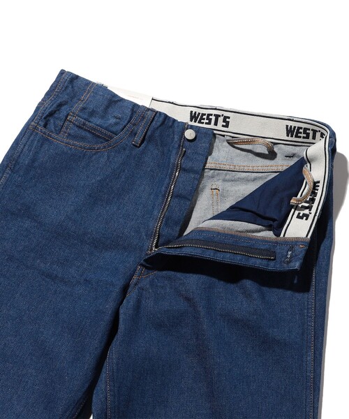 「WESTOVERALLS」 デニムパンツ 30 ネイビー メンズ_画像5