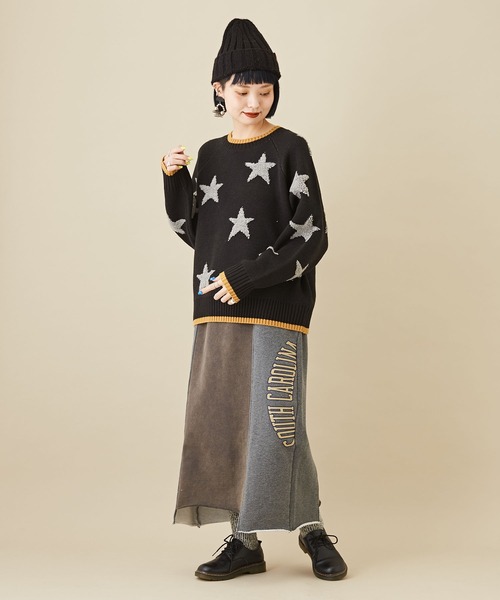 「CUBE SUGAR」 長袖ニット M ベージュ レディース_画像5