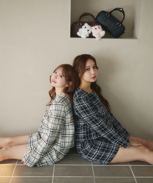 「TITTY&CO.」 セットアップ FREE ホワイト レディース_画像3