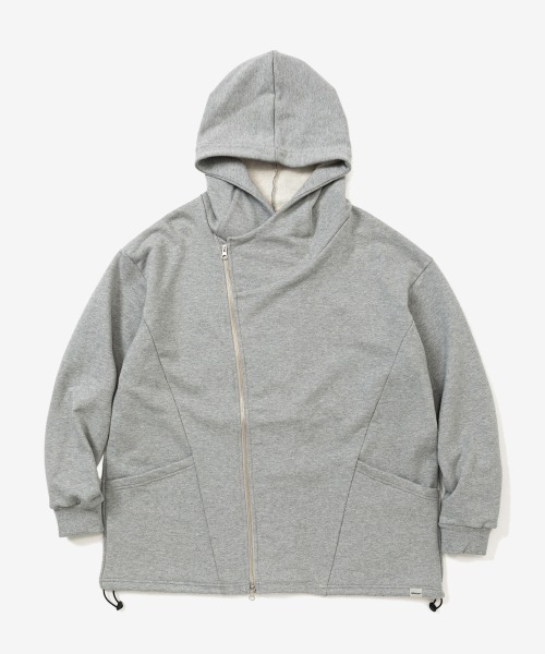 「rehacer」 ジップアップパーカー MEDIUM ブルーグリーン メンズ_画像8