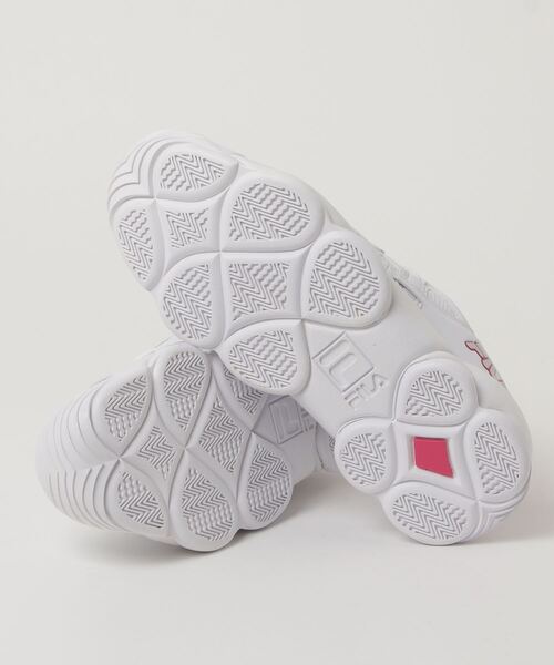 「FILA」 ローカットスニーカー 27.5cm ホワイト×ピンク メンズ_画像3