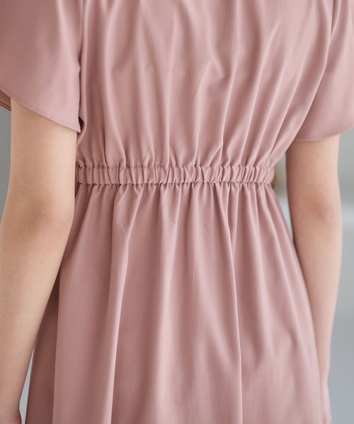 「alotta」 シャツワンピース M ピンク レディース_画像5