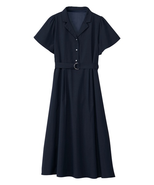 「alotta」 シャツワンピース M ピンク レディース_画像8