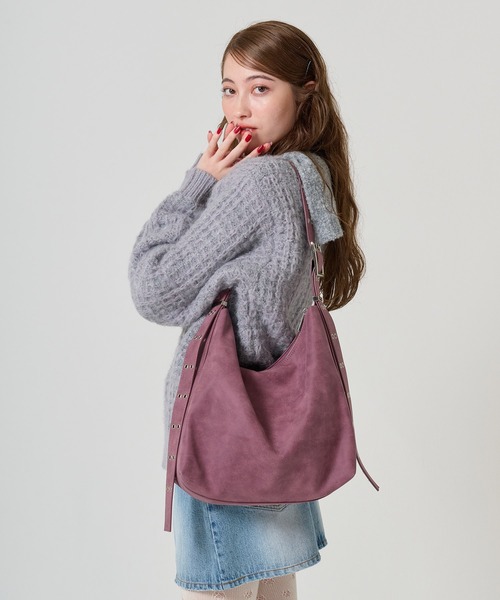 TINA：JOJUN（ティーナジョジュン） ショルダーバッグ F ピンク系 