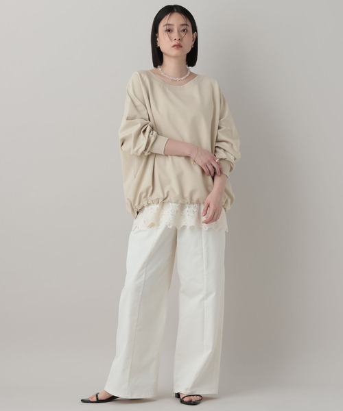 tシャツ 「WEB限定」ドロストカットプルオーバー レディースの画像