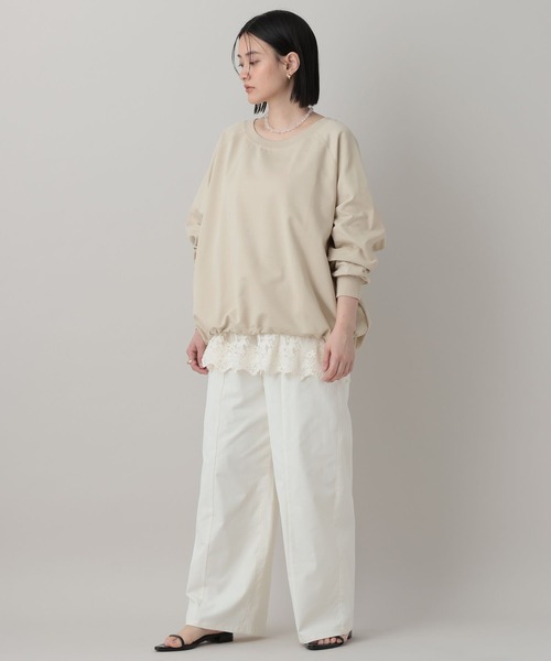 tシャツ 「WEB限定」ドロストカットプルオーバー レディースの画像