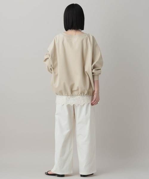 tシャツ 「WEB限定」ドロストカットプルオーバー レディースの画像
