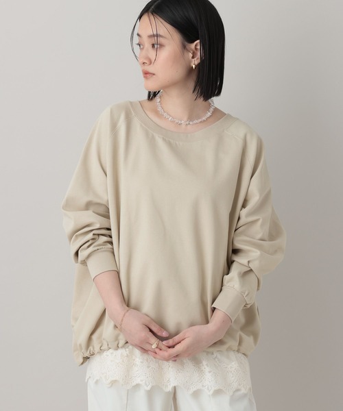 tシャツ 「WEB限定」ドロストカットプルオーバー レディースの画像