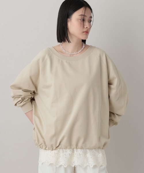 tシャツ 「WEB限定」ドロストカットプルオーバー レディースの画像