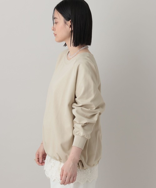 tシャツ 「WEB限定」ドロストカットプルオーバー レディースの画像