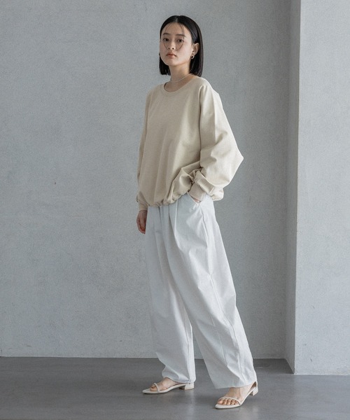 tシャツ 「WEB限定」ドロストカットプルオーバー レディースの画像