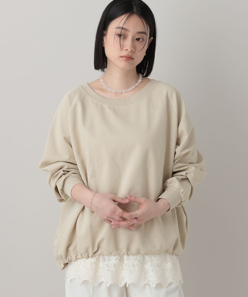 tシャツ 「WEB限定」ドロストカットプルオーバー レディースの画像