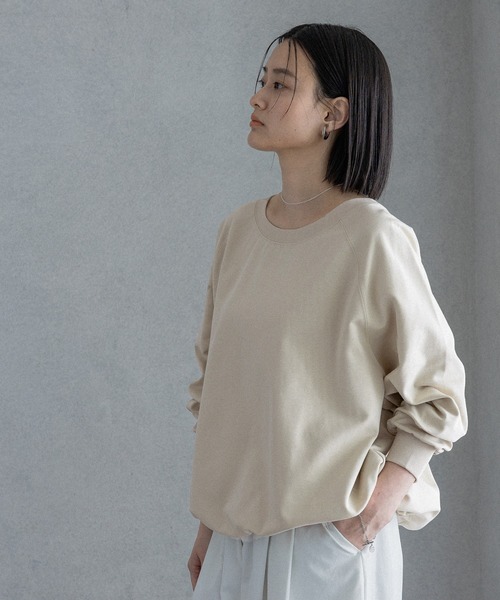 tシャツ 「WEB限定」ドロストカットプルオーバー レディースの画像