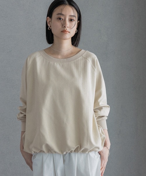 tシャツ 「WEB限定」ドロストカットプルオーバー レディースの画像