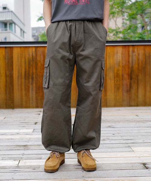 「roial」 イージーパンツ MEDIUM ブラウン メンズ_画像4