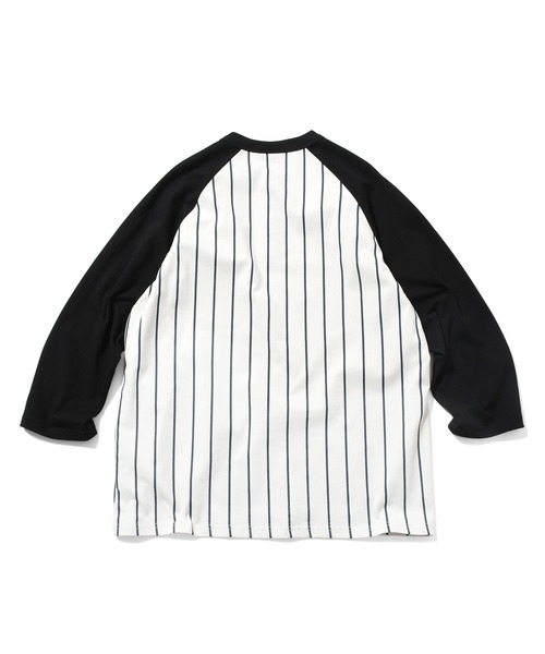 LFYT tシャツ ラファイエット - PINSTRIPE RAGLAN SLEEVE TEE ラグラン