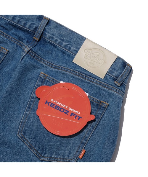 メンズファッション 「KEBOZ」 デニムパンツ L ライトブルー メンズ