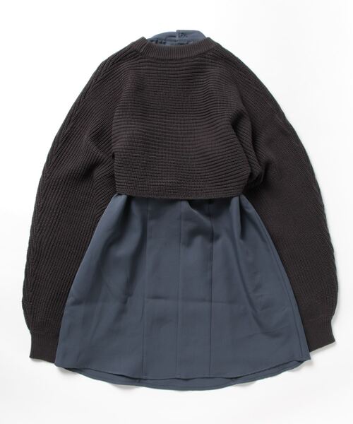 「MURUA」 ニットボレロ 2 グレー レディース_画像4