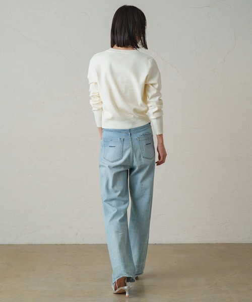 「LOUNGEDRESS」 カーディガン FREE ネイビー レディース_画像9