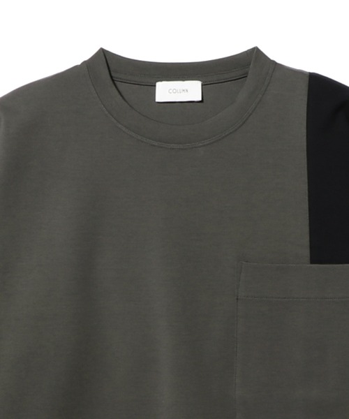 「COLUMN」 長袖Tシャツ MEDIUM ブラック メンズ_画像4