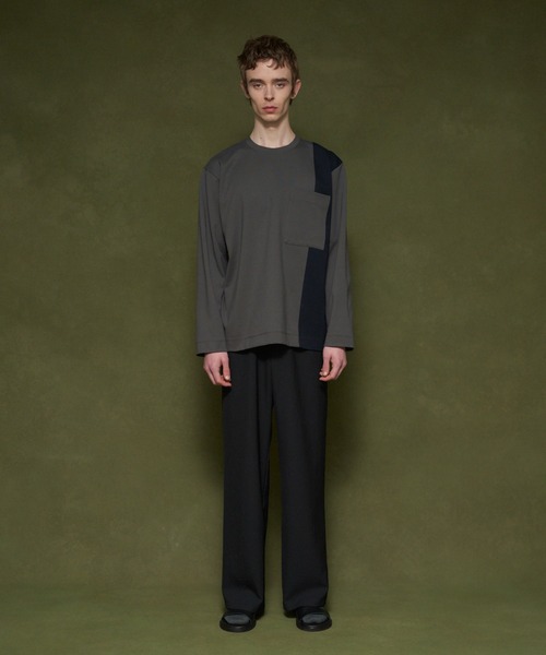 「COLUMN」 長袖Tシャツ MEDIUM ブラック メンズ_画像9