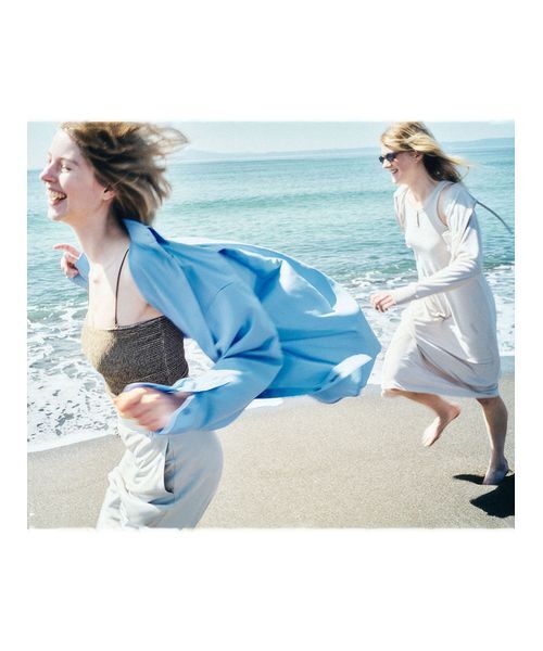 パジャマ ルームウェア 「LUMISHADE」ベーシックシャツ/UVカット/接触冷感 レディースの画像