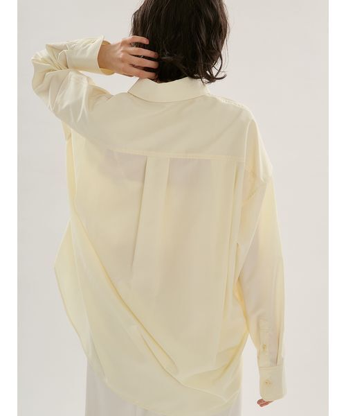 パジャマ ルームウェア 「LUMISHADE」ベーシックシャツ/UVカット/接触冷感 レディースの画像