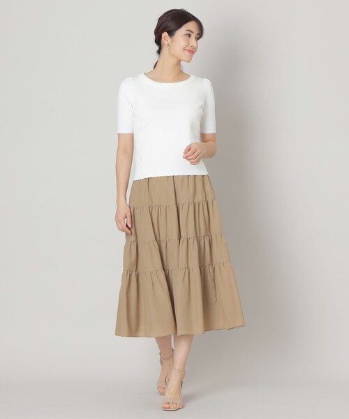 「TO BE CHIC」 半袖ニット 40 ピンク系その他2 レディース_画像2