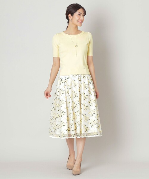 「TO BE CHIC」 半袖ニット 40 ピンク系その他2 レディース_画像5