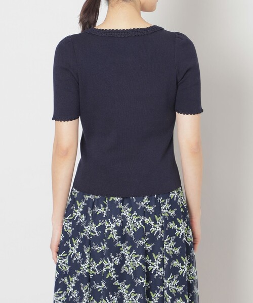 「TO BE CHIC」 半袖ニット 40 ピンク系その他2 レディース_画像8